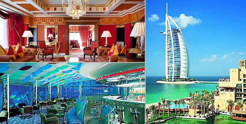 Burj Al Arab Luxurious Hotel Jumeirah Dubai